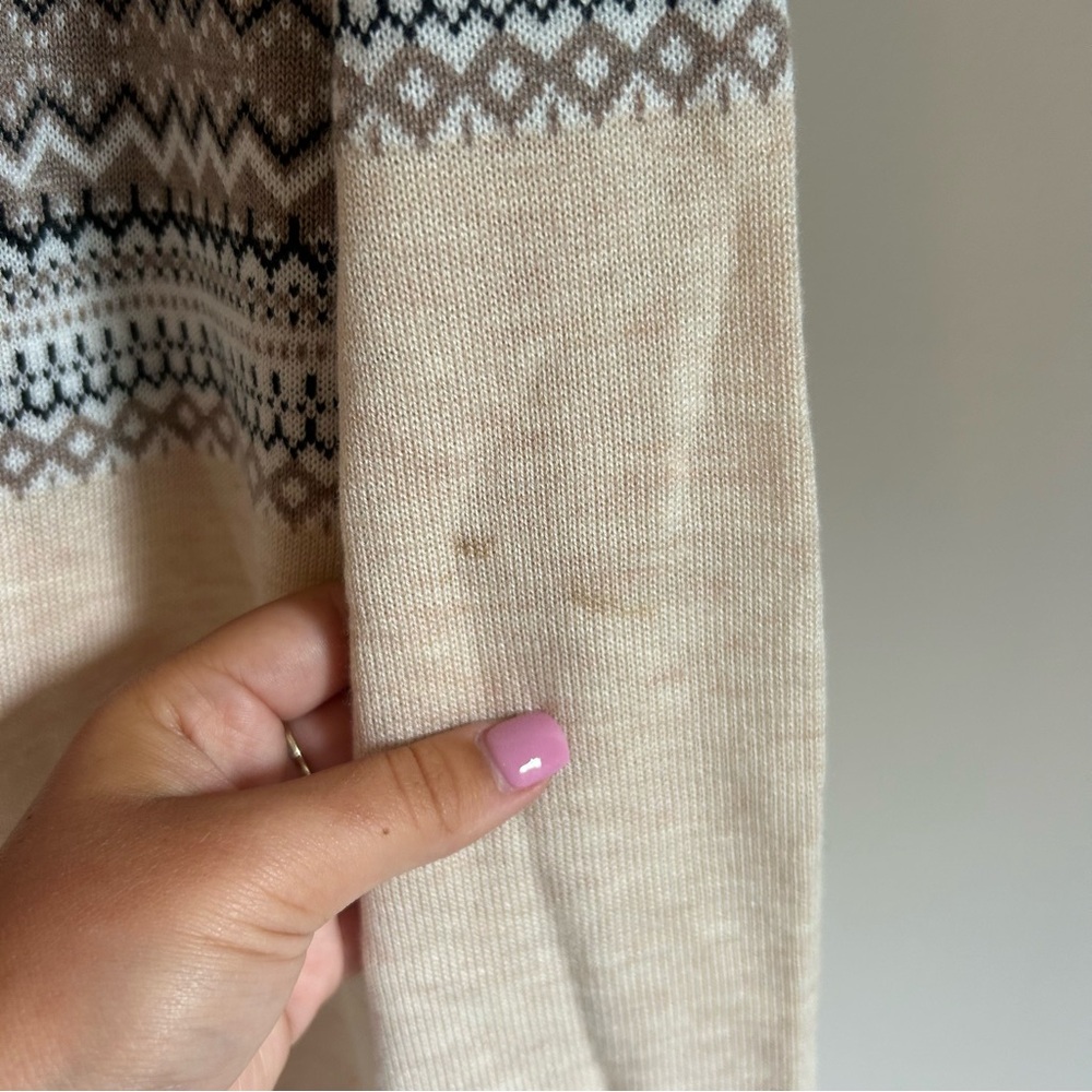 Fate Clairina Textured Knit Blush Pullover Sweater XL - Picture 5 of 6